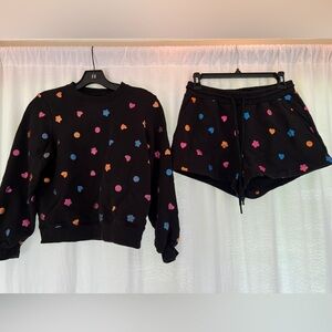 Bando You’re A Gem Sweatshirt and Shorts Lounge Set